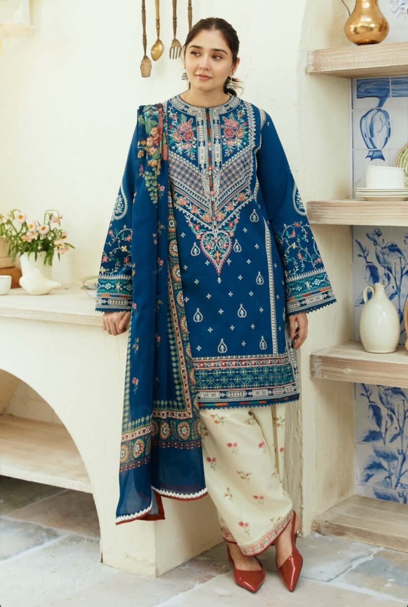 3Pc Dress Swiss Lawn